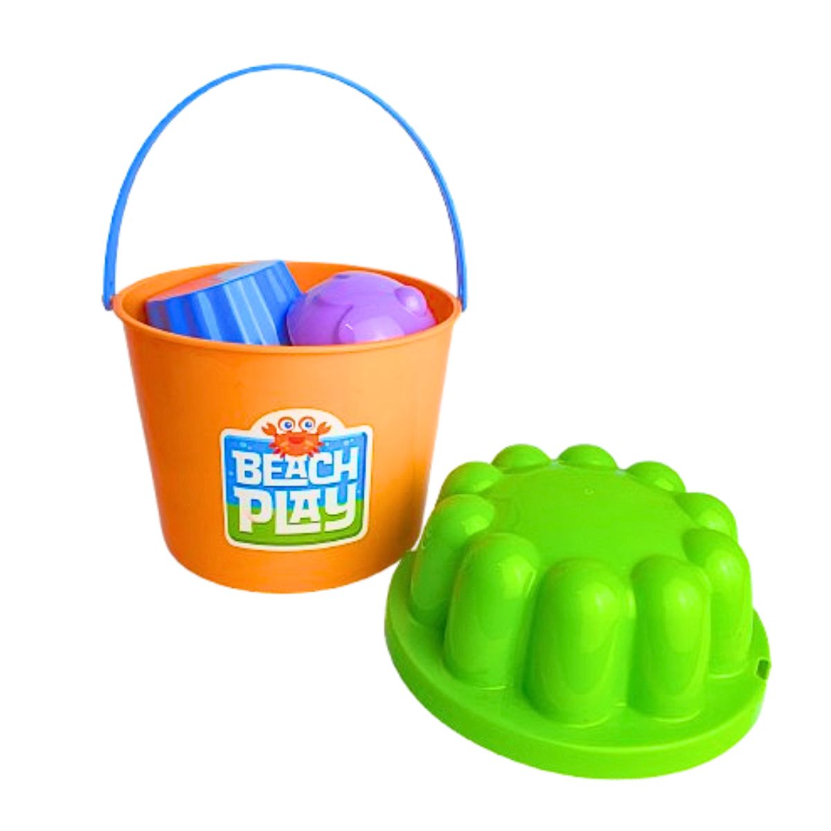 Brinquedo Balde Praia Beach Play Verde - Usual Brinquedos Brinquedo Balde Praia Beach Play Verde - Usual Brinquedos